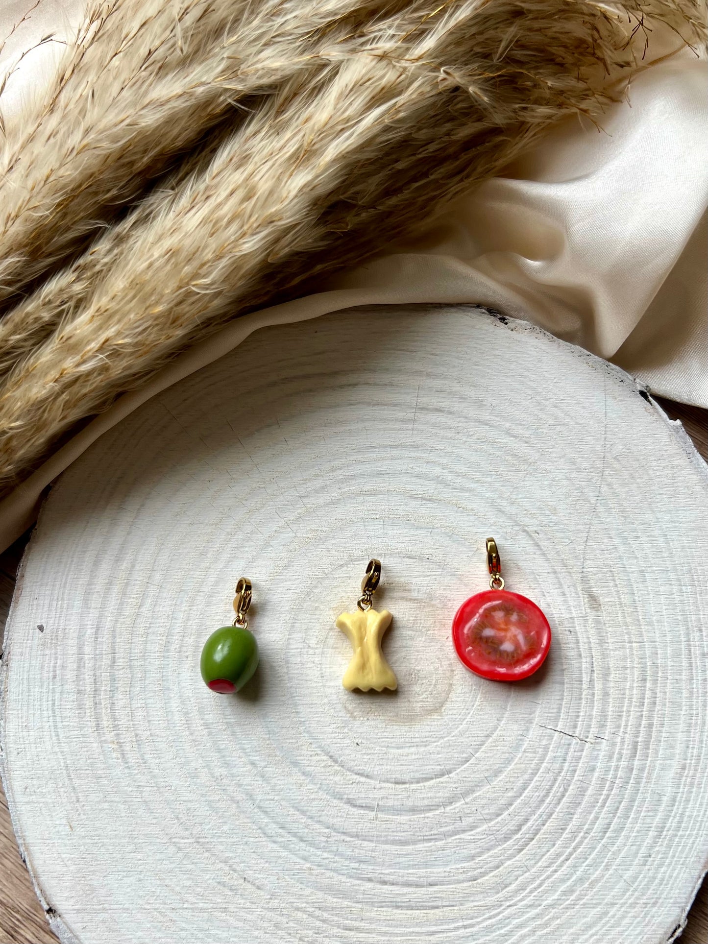 “Girl dinner” charms