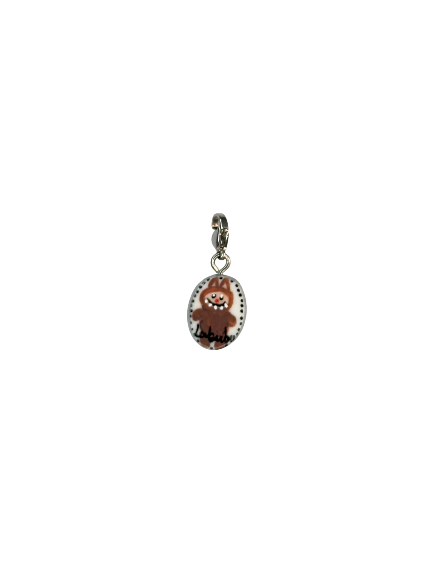 Hand painted charms - Silver sides