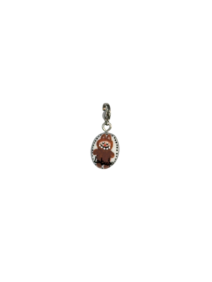Hand painted charms - Silver sides