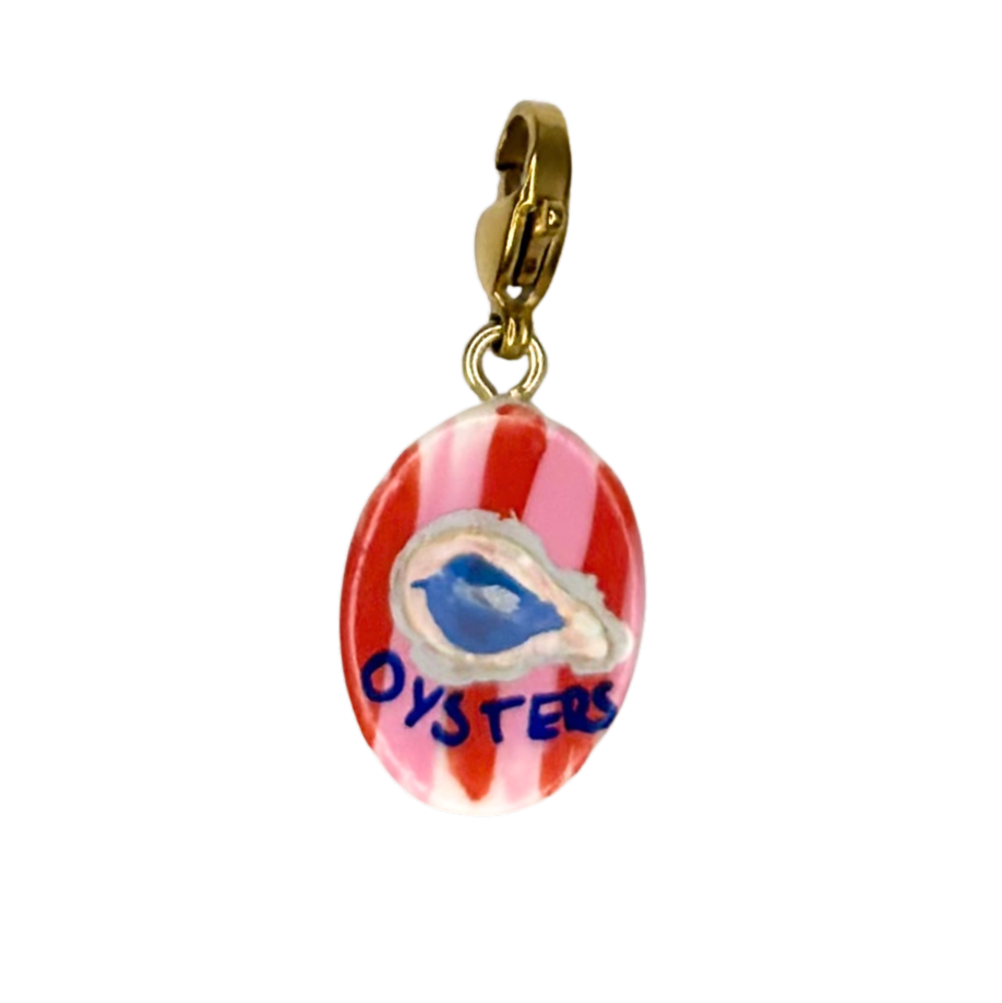 NEW hand painted Summer charms (18k gold attachments)