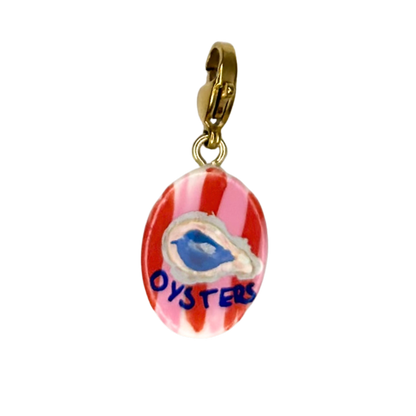 NEW hand painted Summer charms (18k gold attachments)