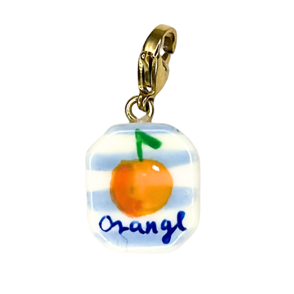 NEW hand painted Summer charms (18k gold attachments)