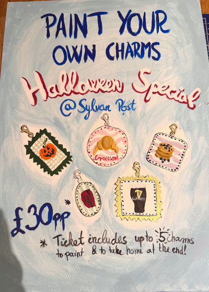 Halloween special - Paint-your-own charms workshop - @Sylvan post pub (SE23 3XU)