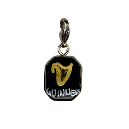 Hand painted charms - Silver sides