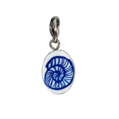 Hand painted charms - Silver sides