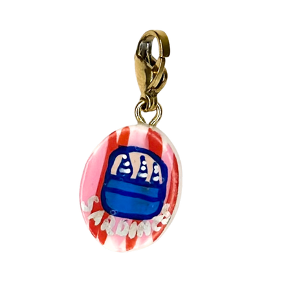 NEW hand painted Summer charms (18k gold attachments)