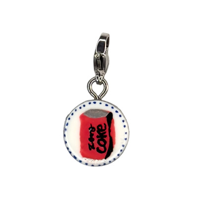 Hand painted charms - Silver sides