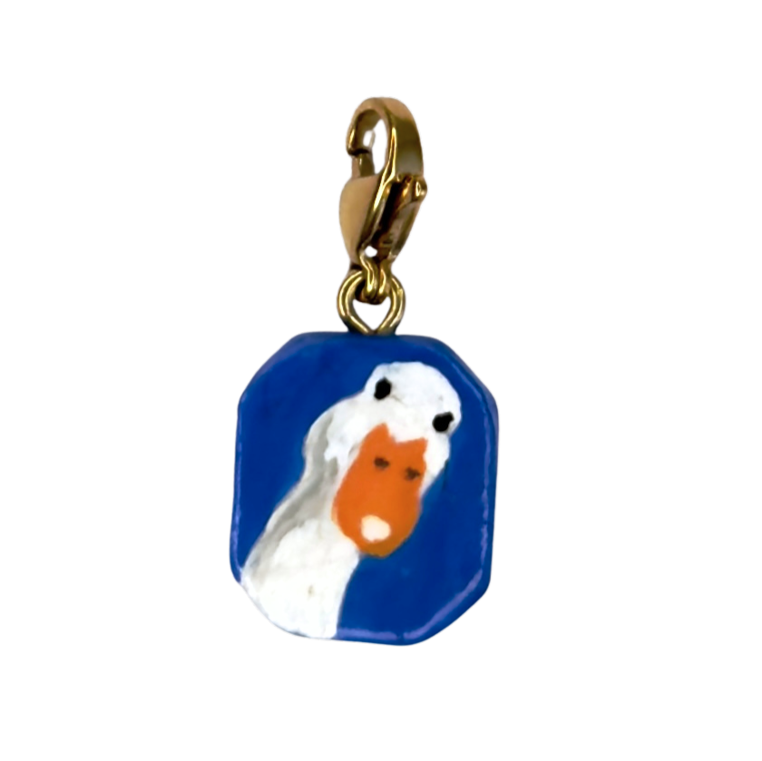 NEW hand painted Summer charms (18k gold attachments)