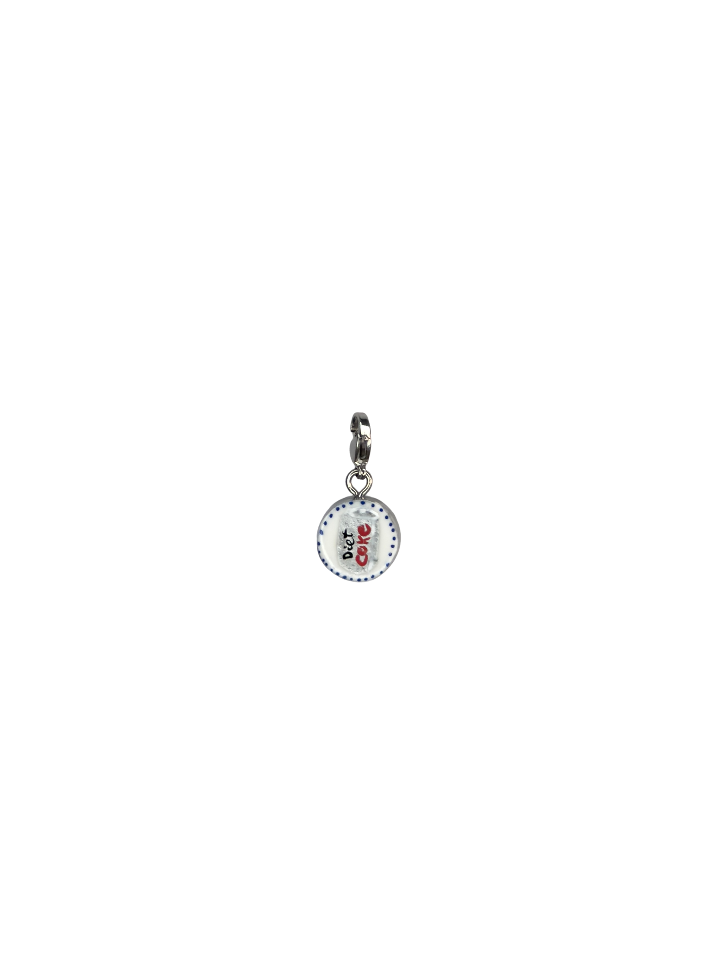 Hand painted charms - Silver sides