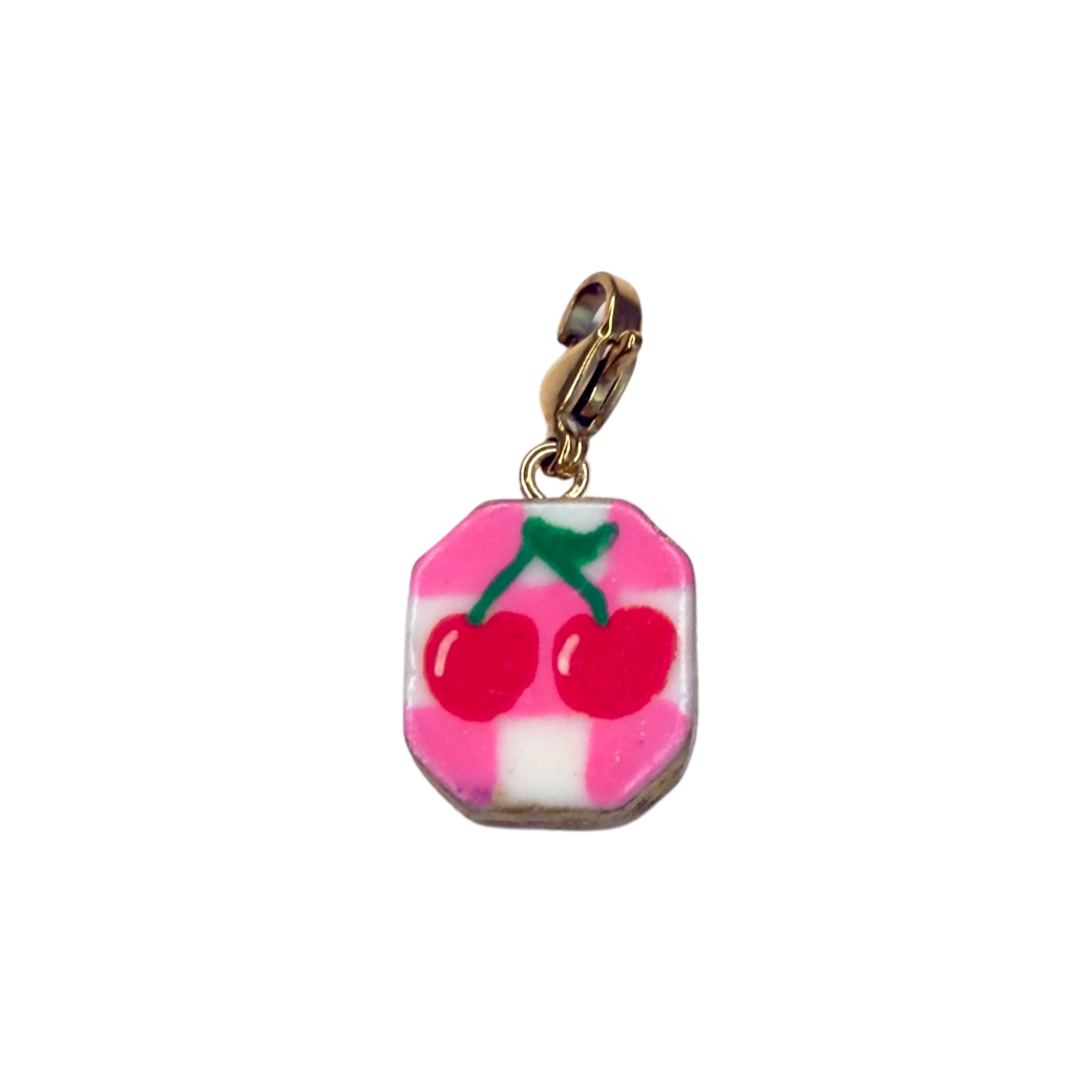 Hand painted charms - Golden sides