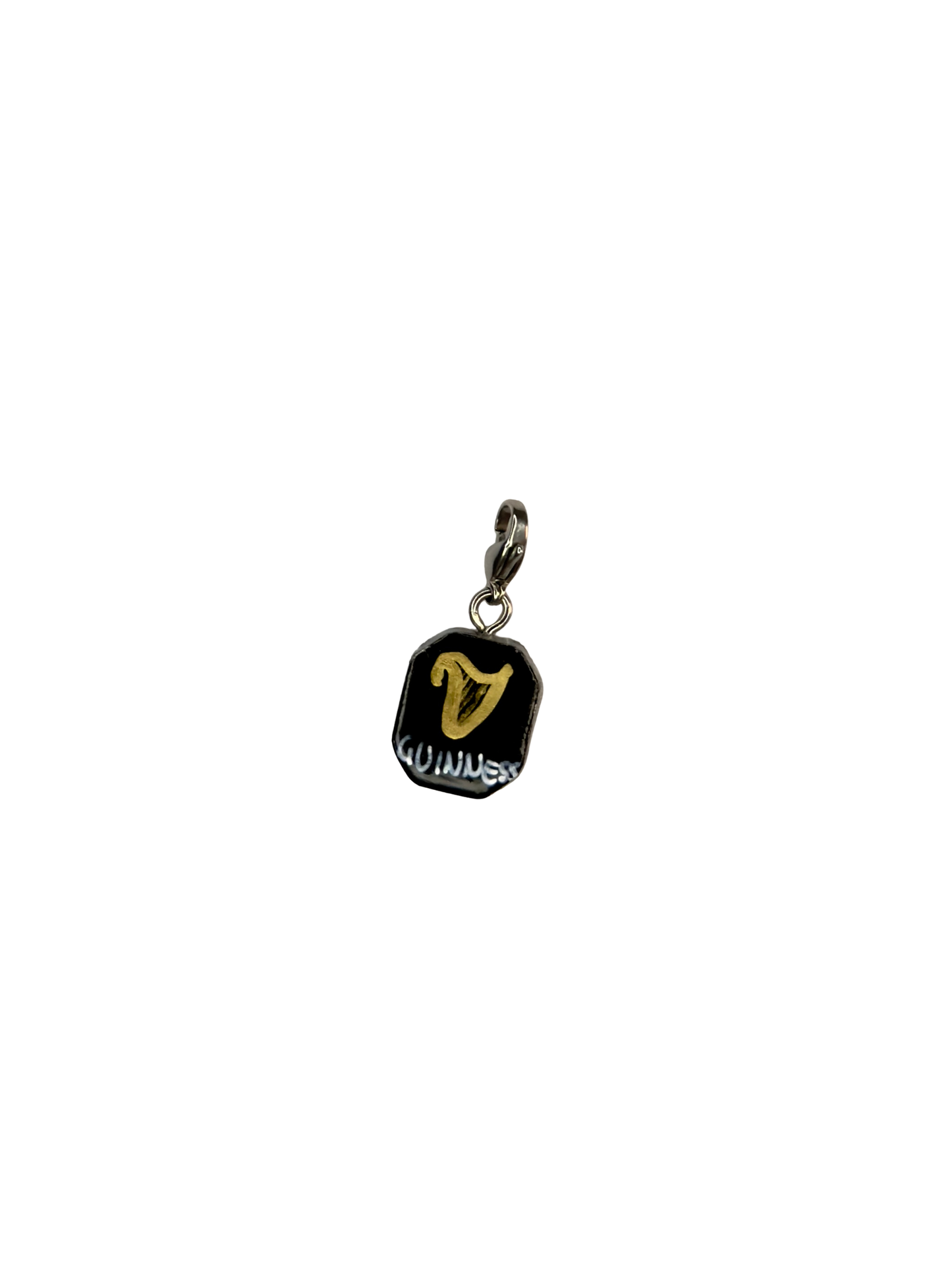 Hand painted charms - Silver sides