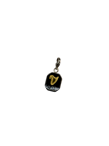 Hand painted charms - Silver sides
