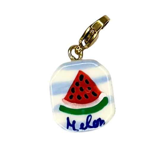 NEW hand painted Summer charms (18k gold attachments)