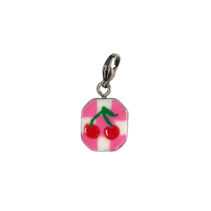Hand painted charms - Silver sides