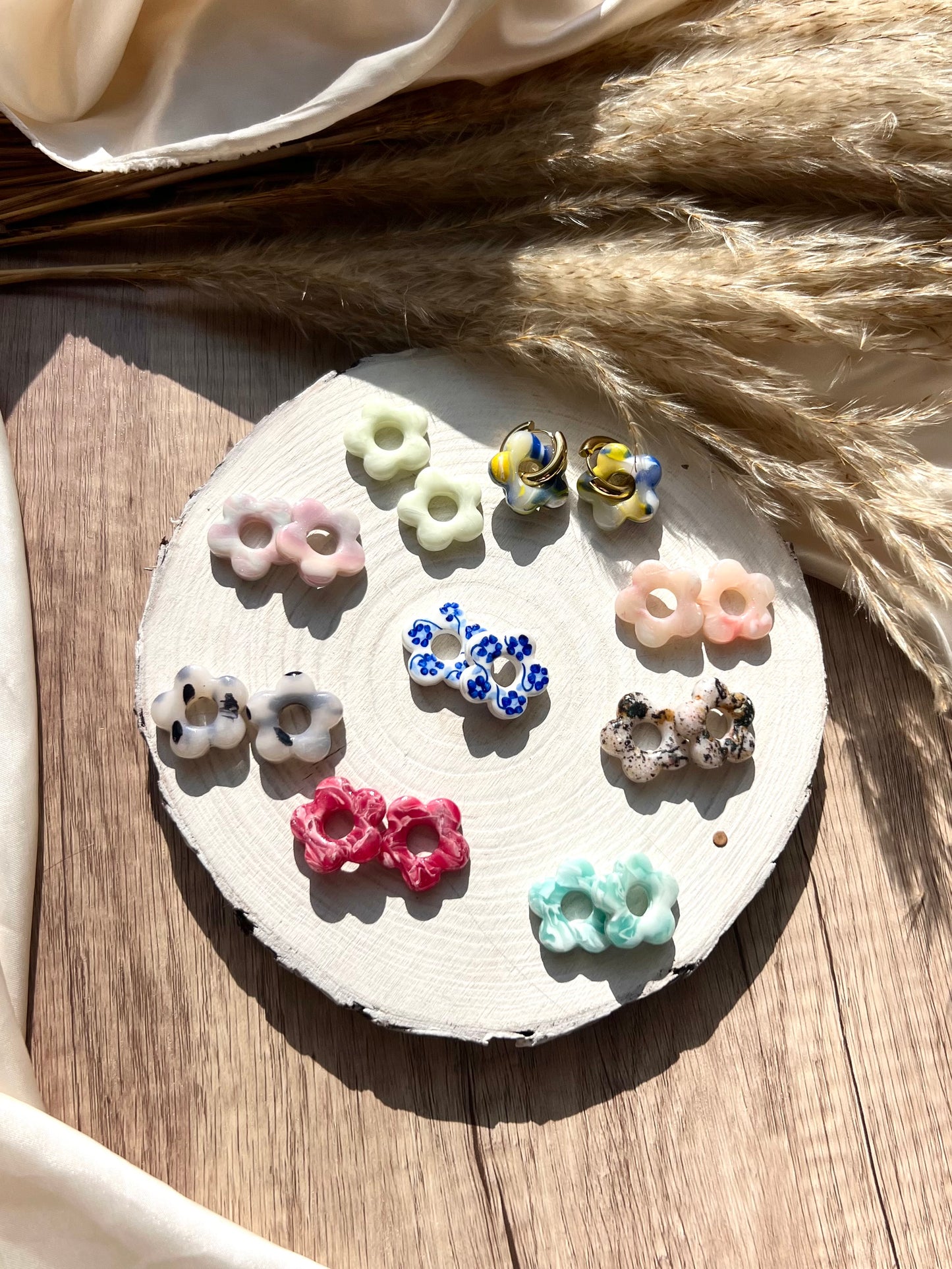Flower charms (Hoop mix&Match)