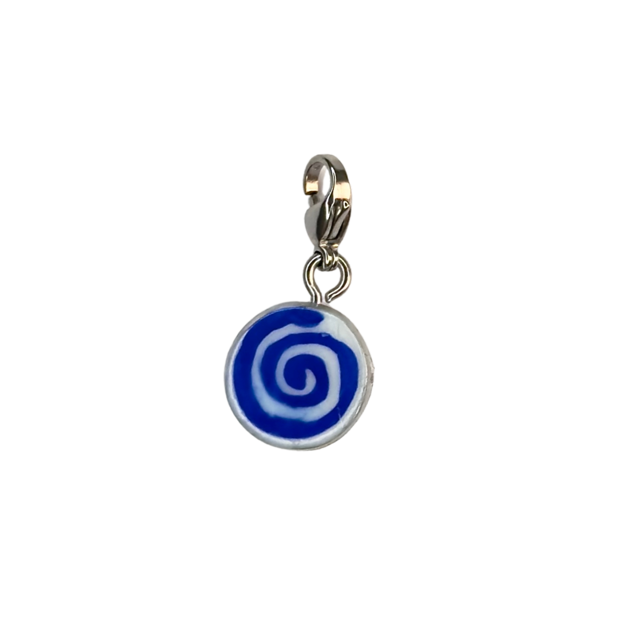Hand painted charms - Silver sides
