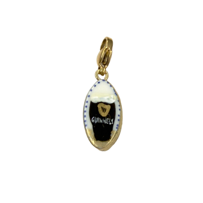 Hand painted charms - Golden sides