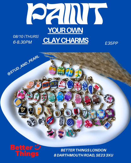 Paint-your-own charms workshop - @Better things London (SE23 3XU)
