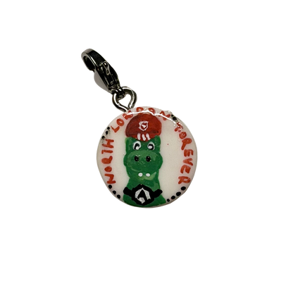 Gunnersaurus - AFC Premier league  Champions of 25/26 key chain / bag charm