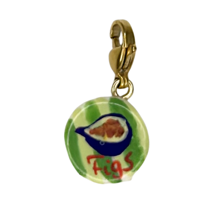 NEW hand painted Summer charms (18k gold attachments)