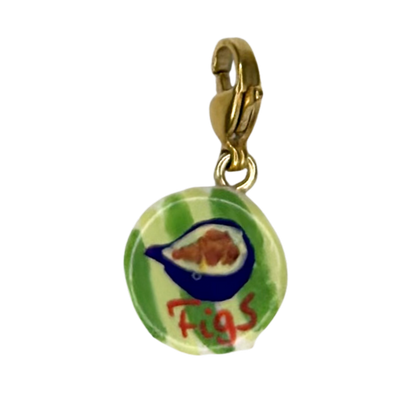 NEW hand painted Summer charms (18k gold attachments)