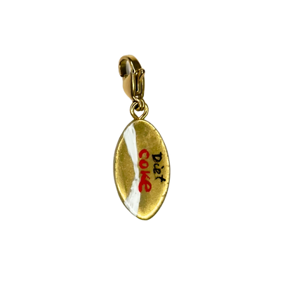 Hand painted charms - Golden sides