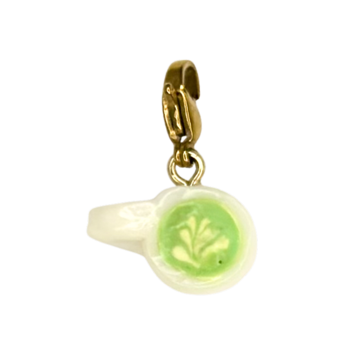 NEW hand painted Summer charms (18k gold attachments)