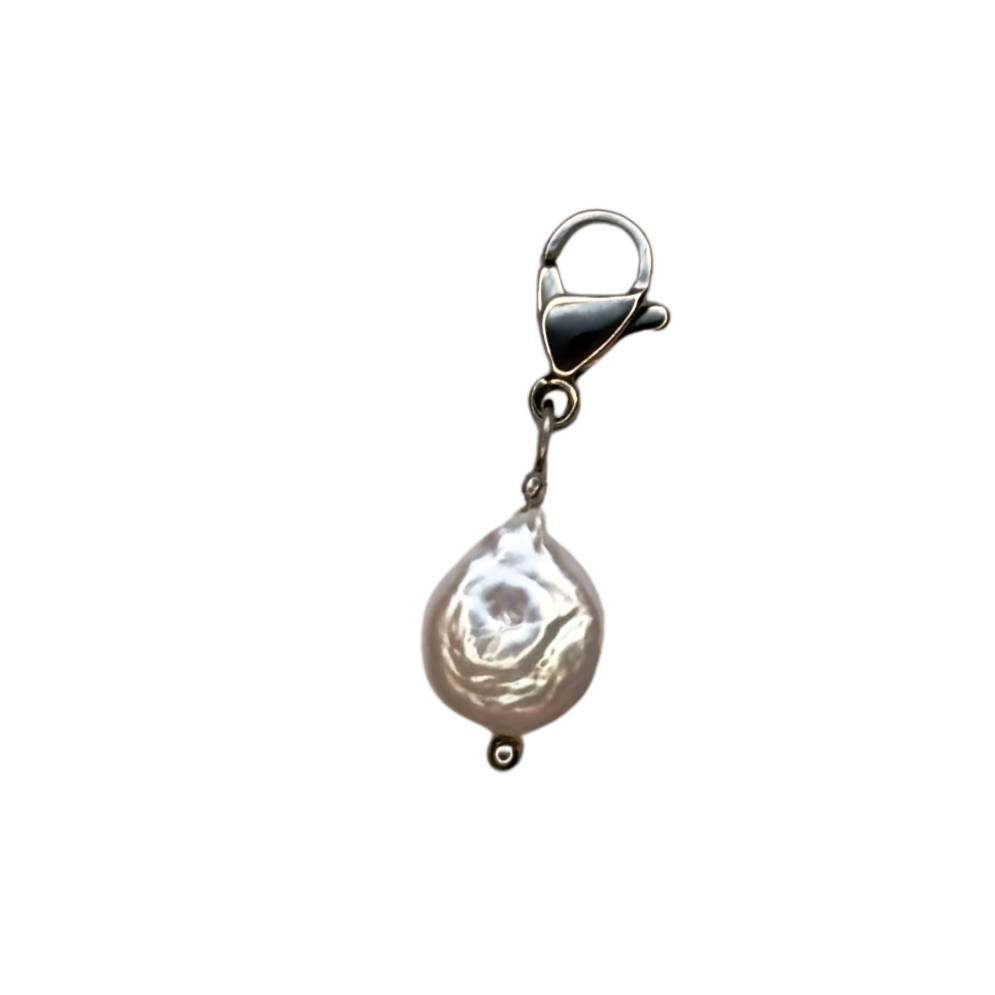 Stainless steel charms and pearls