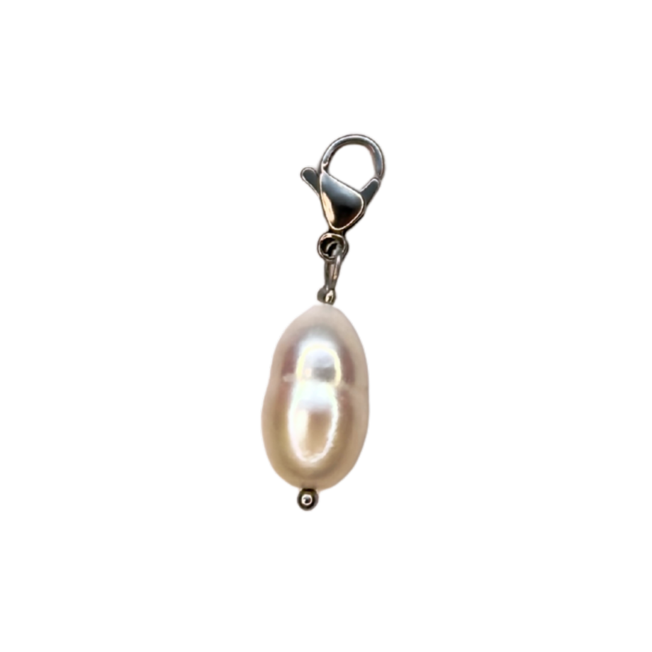 Stainless steel charms and pearls