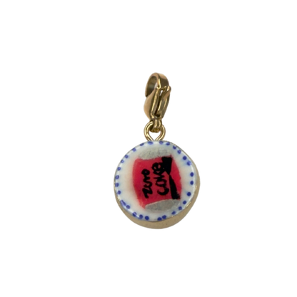 Hand painted charms - Golden sides
