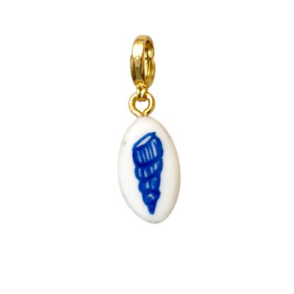 Hand painted charms - Golden sides