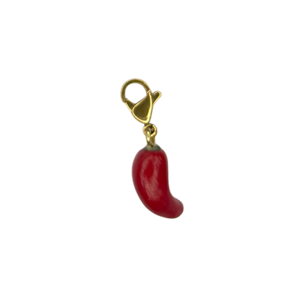 Small charm - fruits/veg etc. ( gold attachments)