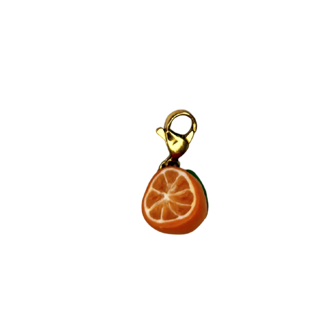 Small charm - fruits/veg etc. ( gold attachments)