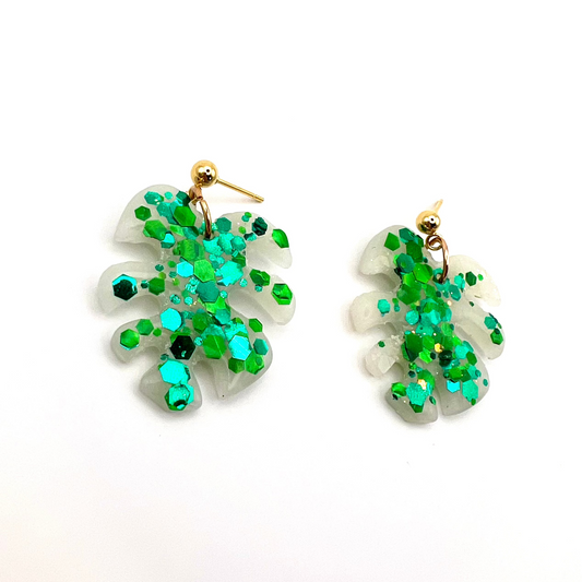 Monsterra earrings