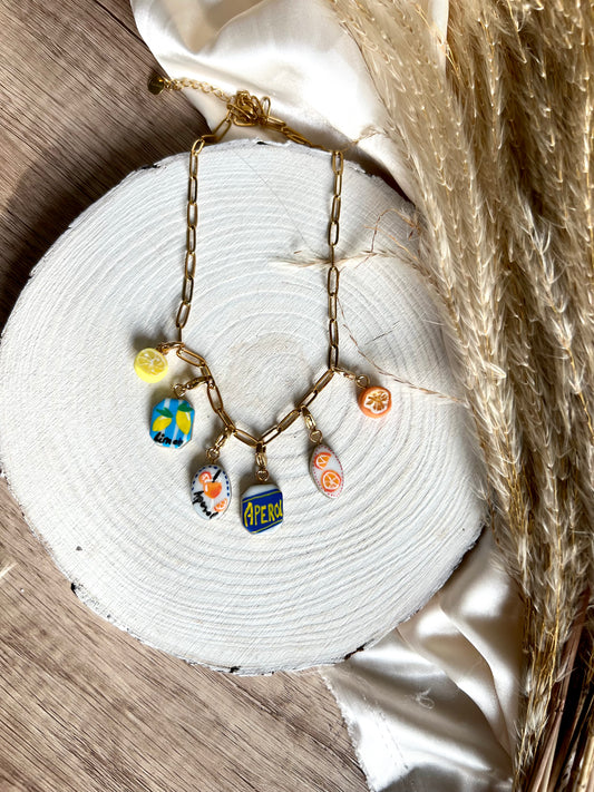 "Frutta Fresca" charm necklace