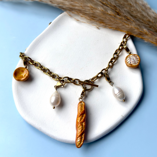NEW! Pastries necklace - 18k Gold plated