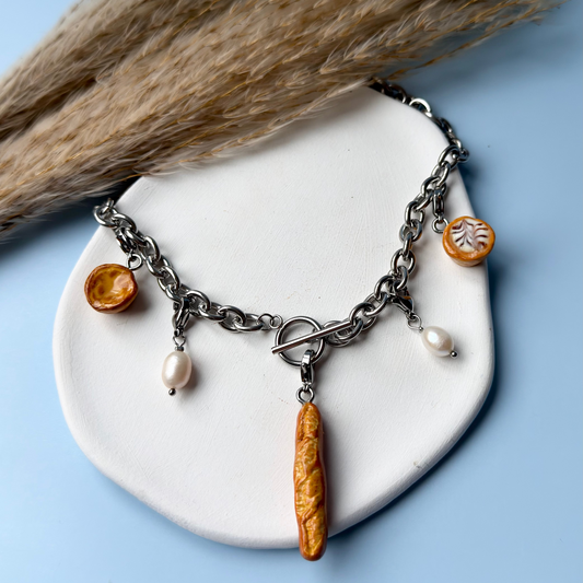 NEW! Pastries necklace - Stainless steel
