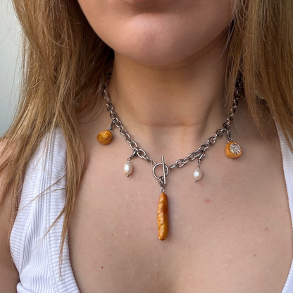 NEW! Pastries necklace - Stainless steel