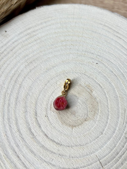 Small charm - fruits/veg etc. ( gold attachments)