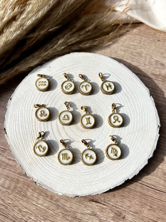 Horoscope charms - Gold