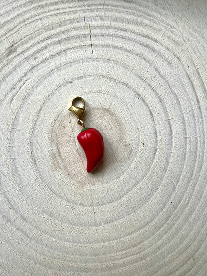 Small charm - fruits/veg etc. ( gold attachments)