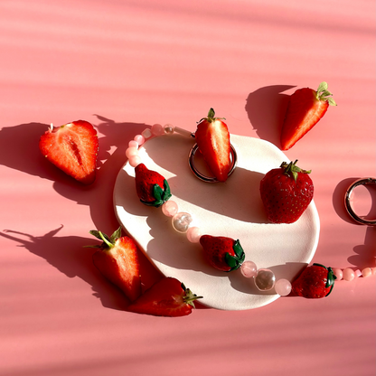 Strawberry Bag charm