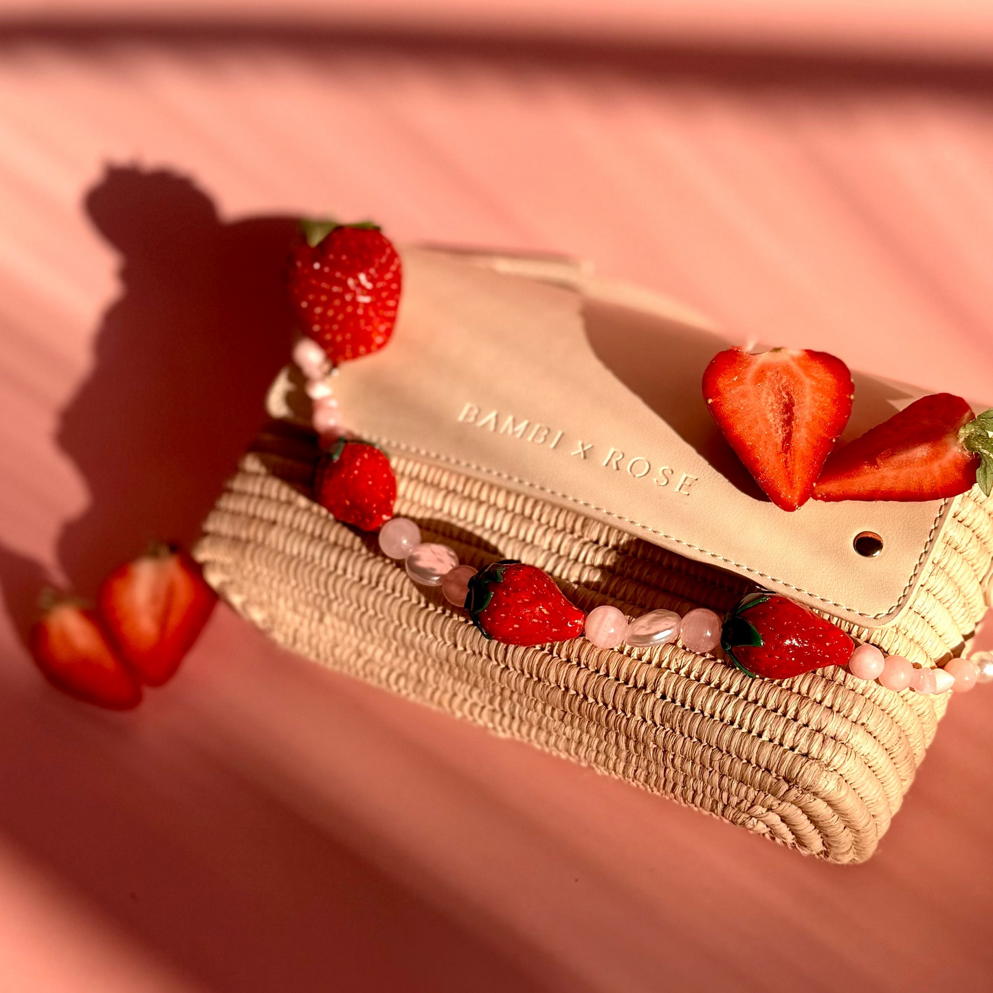 Strawberry Bag charm